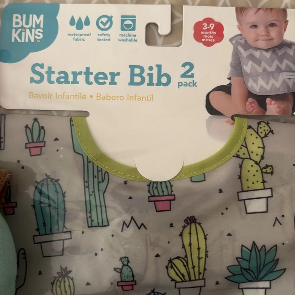 Harry Potter Wrist Rattles, Mirror Toy, and Bumkins Starter Bib. All NWT!